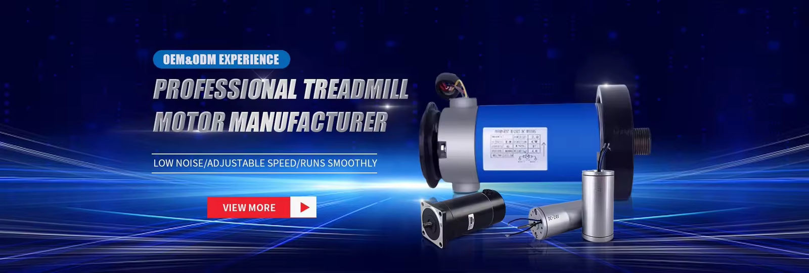Moteur de tapis roulant en courant continu