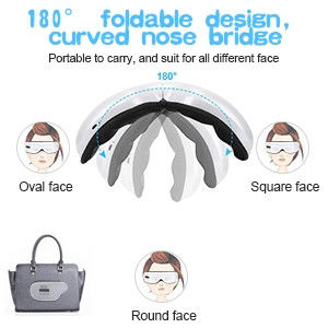 Massageur oculaire électrique à compression chaude pour la beauté et le soulagement de la fatigue visuelle