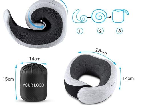 Masque pour les yeux en mousse à mémoire et coussin de cou pour le cou