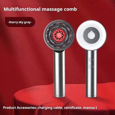 Appareil de massage par vibration de la lumière rouge argentée pour la croissance des cheveux et la santé du cuir chevelu