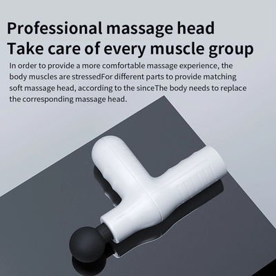 Vitesse de rotation 3000 rmp Max 20W Mini pistolet de massage électrique avec poignée de gel de silice nano