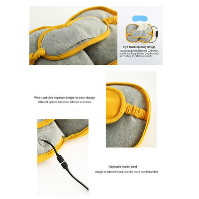 Températeur USB Masque pour les yeux à vapeur Coussin de massage multifonctionnel pour la relaxation du cou et des épaules