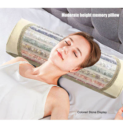 Coussin de massage en mousse à mémoire avec 7 couleurs de l'arc-en-ciel Chakra