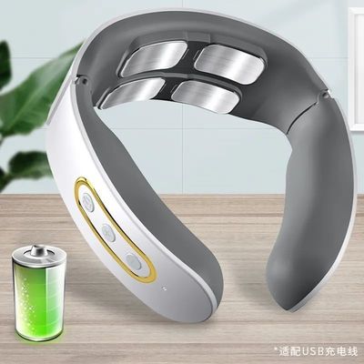 Masseur électrique intelligent pour le cou avec fonction de contrôle du temps et courant de charge de 500 mA