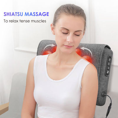 Nœuds de massage flexibles Cou et dos oreiller de masseur avec option de couleur personnalisée