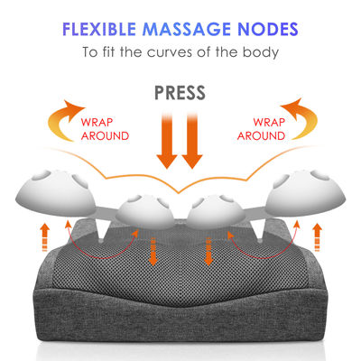 Nœuds de massage flexibles Cou et dos oreiller de masseur avec option de couleur personnalisée