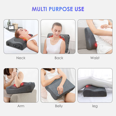 Nœuds de massage flexibles Cou et dos oreiller de masseur avec option de couleur personnalisée