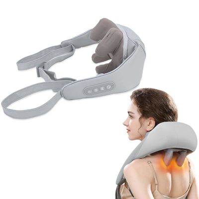 Appareil de massage du cou en forme de U Shiatsu Résistance à la fatigue Relaxation par chauffage du col