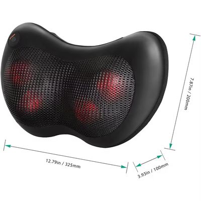 Contrôle manuel 4 têtes Massage du cou Auto-cussin Masseur avec fonction de chronométrage 1,5 kg Poids