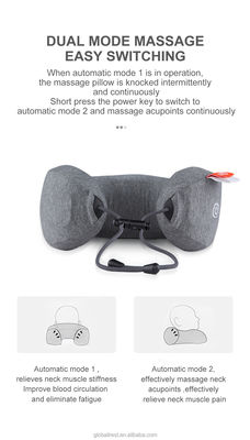 Couleur personnalisée Massage du cou du corps Massage vibrant en U Coussin de massage