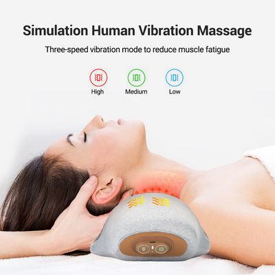 Couleur personnalisée électrique à chaud compresseur vibration Masseur de cou oreiller pour soulager la douleur