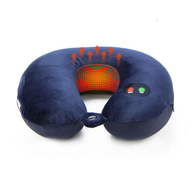 Coussin vibrant en forme de U adapté aux déplacements avec fonction de physiothérapie infrarouge