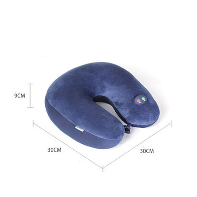 Coussin vibrant en forme de U adapté aux déplacements avec fonction de physiothérapie infrarouge