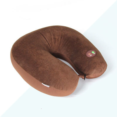 Coussin vibrant en forme de U adapté aux déplacements avec fonction de physiothérapie infrarouge
