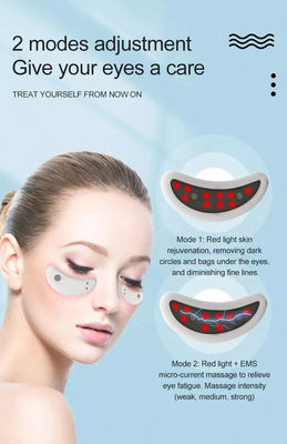 35X74MM Produit EMS Smart Massager pour les lignes fines décolorées, les cernes, les poches gonflées