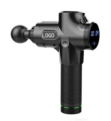 Pistolet électrique à vibration profonde pour le massage des tissus fasciaux musculaires avec poignée de gel de silice nano