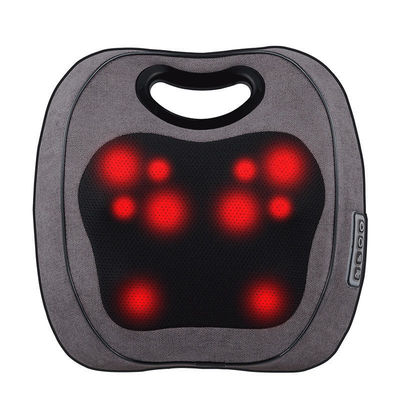 Coussin de massage électrique Shiatsu profond cou épaule dos avec roulement de la chaleur de pétrissage 8W masseur