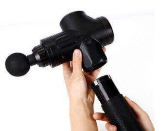 Pistolet électrique à vibration profonde pour le massage des tissus fasciaux musculaires avec poignée de gel de silice nano