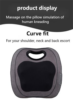 Coussin de massage électrique Shiatsu profond cou épaule dos avec roulement de la chaleur de pétrissage 8W masseur