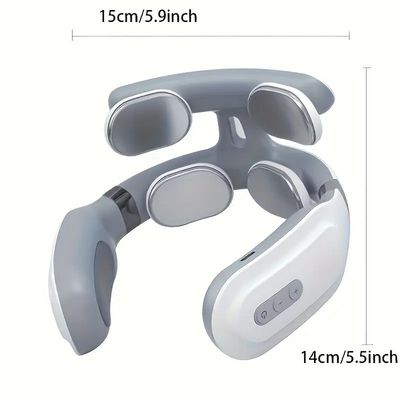Massageur de cou de protection personnalisé à domicile de 5 kg avec chauffage et pouls intelligents