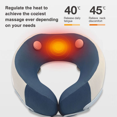Massageur de cou en forme de U pour physiothérapie infrarouge avec massage par vibration et fonction de chaleur