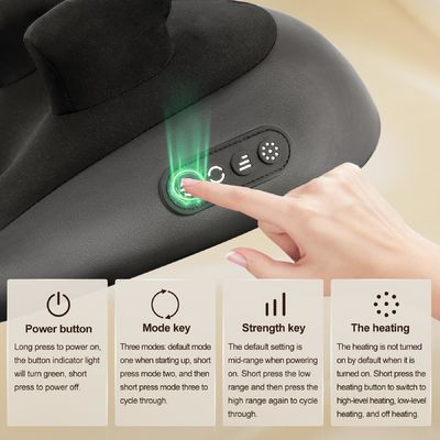 500mA courant de charge Masseur de cou et de dos pour soulager la douleur 19,05 x 30,48 x 33,02 cm