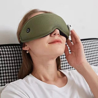 Masseur oculaire sans fil de 18 minutes, appareil de vibration intelligent avec compression d'air et chaleur