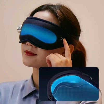 Masseur oculaire sans fil de 18 minutes, appareil de vibration intelligent avec compression d'air et chaleur