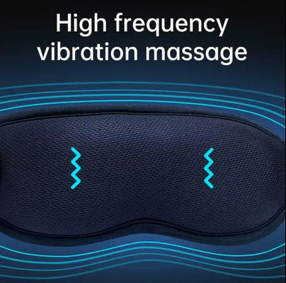 Masseur oculaire sans fil de 18 minutes, appareil de vibration intelligent avec compression d'air et chaleur