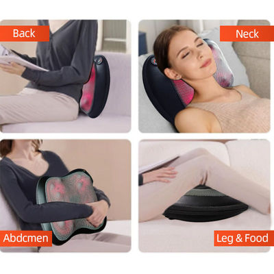 12V capacité de batterie oreiller de massage pour soulager la douleur au bas du dos Grande zone de massage
