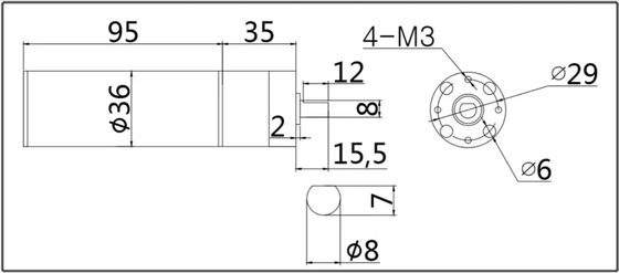Construction d'un aimant permanent 5kw moteur CC sans balai pour moto électrique