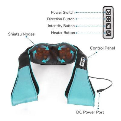 Massage à l'aide d'un oreiller électrique de 25 W avec tissus profonds et un oreiller à genoux.