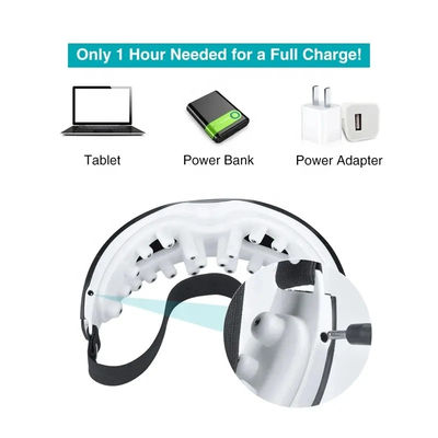 Massageur rechargeable pour la physiothérapie infrarouge et le relaxation oculaire