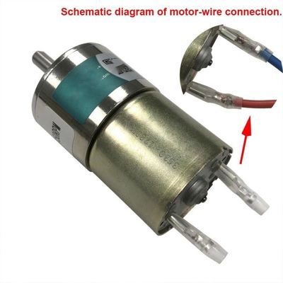 37 mm de diamètre boîte de vitesses Grand moteur de réduction de couple Durable pour une longue période 12V 150rpm