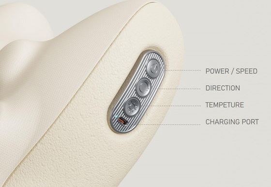 Puissance nominale de 3W Ballon de massage chauffant vibrant sans fil pour les épaules, le dos et l'abdomen