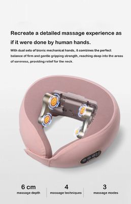 Physiothérapie par infrarouge Therapie chaude mini cervicale vibrante Masseur de cou relaxant intelligent