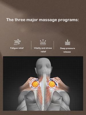 Physiothérapie par infrarouge Therapie chaude mini cervicale vibrante Masseur de cou relaxant intelligent