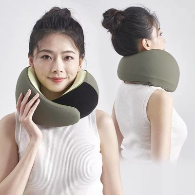 Fysiothérapie par infrarouge refroidissement en forme de U coussin de cou de voyage pour l'avion mousse de mémoire