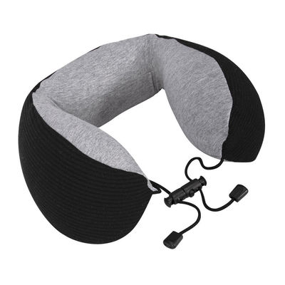 Massage relaxant en forme de U Mousse de mémoire Coussin de cou de voyage avec une capacité de batterie de 2000 mAh