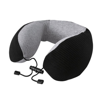 Massage relaxant en forme de U Mousse de mémoire Coussin de cou de voyage avec une capacité de batterie de 2000 mAh