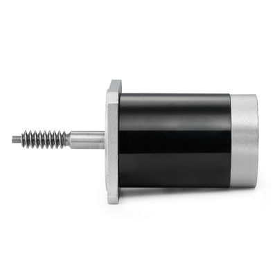 Moteur à courant continu à brossage de 24 V et 100 W réglable pour les machines industrielles noires