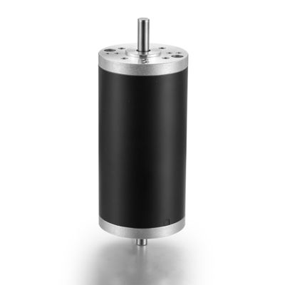 Diamètre 63 mm Magnéte permanent à couple élevé moteur CC brossé 1 kg