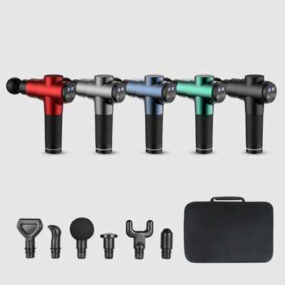 Pistolet de massage mini couleur personnalisé 5 fichiers réglables pour le massage musculaire des tissus profonds