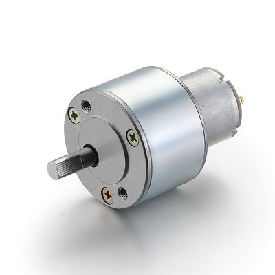 Arbre de type D Arbre à couple élevé bas RPM 6v 12v Moteurs à engrenages à courant continu à brosse avec réglage de vitesse