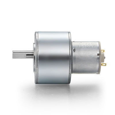 Arbre de type D Arbre à couple élevé bas RPM 6v 12v Moteurs à engrenages à courant continu à brosse avec réglage de vitesse