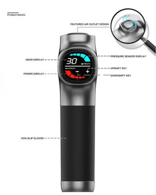 Nano Silica Gel Griffe 30 Pistolet de massage musculaire de vitesse pour la libération du fascia et soulager la douleur