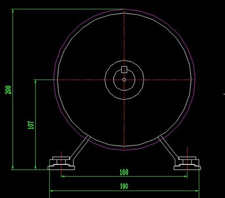 220V/110V 180-4800RPM 3,0HP Moteur à courant alternatif sur tapis roulant et vitesse synchrone 180-4800RPM