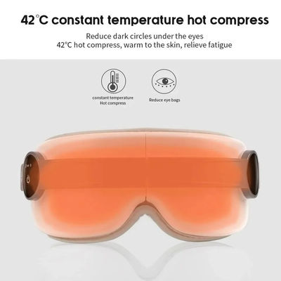 Massageur oculaire portable avec musique chaude airbag thermique rechargeable compression N.W. 42g