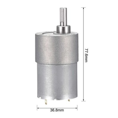 Moteur à engrenages à courant continu de 24 V pur métal pour tapis roulant