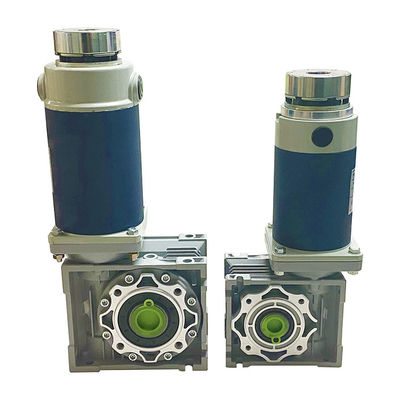 Moteur à courant continu de 90 mm à engrenage de ver 250W 12V 24V D type d'arbre à 50 tours par minute YLP 80BL-154-3